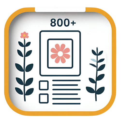 800+ Website-Ready Product Images & Recipes