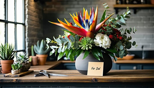 Bold Designs for Dad: Creating Floral Gifts with Impact